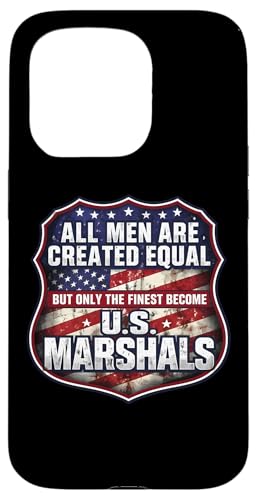 Men Were Created Equal Only The Finest Become USA Marshals �X�}�z�P�[�X iPhone 15 Pro �p
