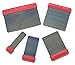 Set of Five Blued Steel Blade Spatulas Sizes: 6", 4", 3", 2", 1"