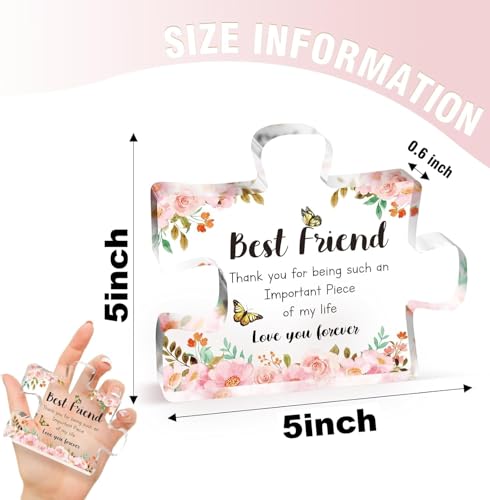 Image of Heart shaped plaque gift (Best Friend)