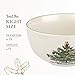 Spode Christmas Tree Large Round Bowl - 10-Inch Porcelain Serving Dish for Salad, Pasta & Side Dishes - Iconic Holiday Design with Green Trim, Dishwasher, Microwave Safe - Festive Gatherings