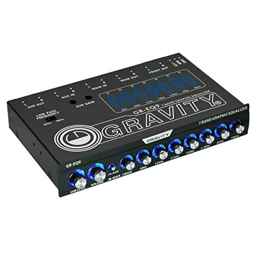 Gravity 7 Band Graphic Equalizer GR-EQ9