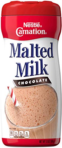 Nestle Carnation Malted Milk Powder, Chocolate And Orginal Flavor Bundle, 13 Oz Containers (2 Items) #TOP1