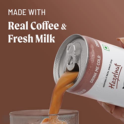 Sleepy Owl Hazelnut Cold Coffee | 230ml(200ml+30ml Extra) | Thicker, Bolder, Creamier | Made With Real Milk & Coffee | Ready-to-Drink | Real Ingredients | No Preservatives - Image 3