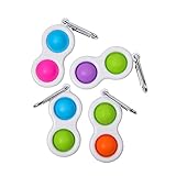 4 Pcs Simple Dimple Pop Mini Bubble Sensory Toy, Relief Anxiety Autism Early Educational Toy for...