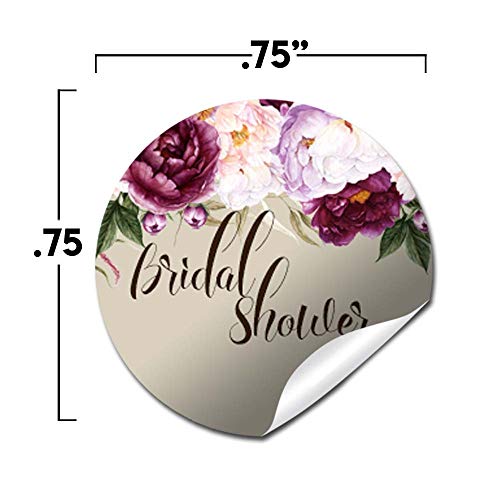 Autocollants mariage violet pour décorer les chocolats baisers d'invités