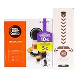 KRUPS Dolce Gusto Piccolo XS, Cafetera Cápsulas + Café, Negra