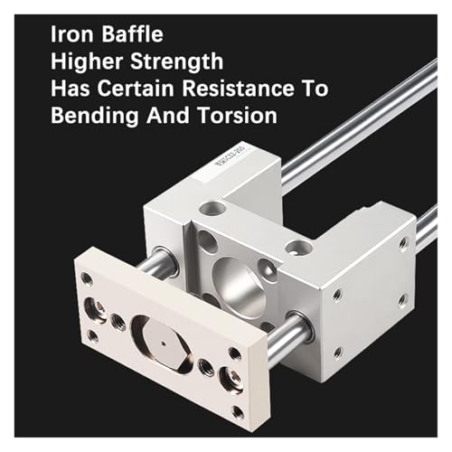 Support de guidage cylindre SC40 pour éliminer la flexion mécanique 100mm - 6