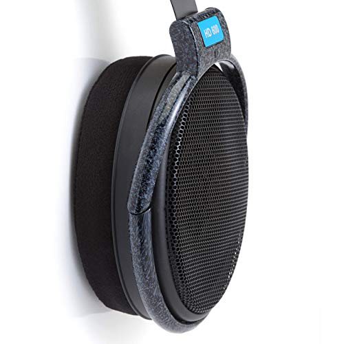 Almohadillas para auriculares Dekoni Audio para serie HD600, de terciopelo con espuma viscoelástica, instalación fácil, ajuste estándar, mejora de almohadillas miniatura 3