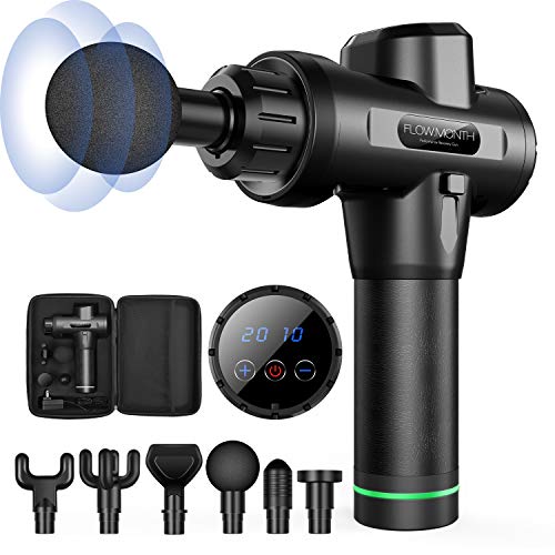 PDTXCLS JUWA Percussion Massage Gun for Athletes, 20Speeds Professional Handheld Deep Tissue Muscle Massager for Full Body Muscle Recovery and Pain Relief