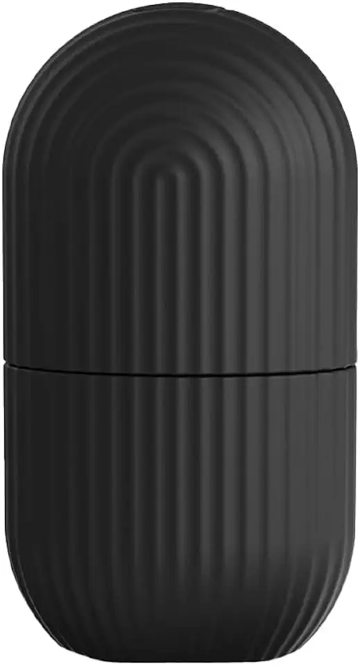 Massageador de gelo para rosto, olhos e pescoço (preto)