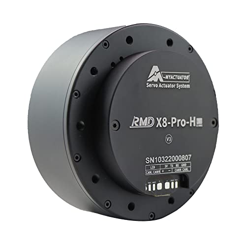 MyActuator RMD-X8 PRO-H V3 Brushless Lightweight DC Servo Motor GUI3.0 System - AURSINC Precise Planetary Rotation MCX500 Driver | Reducer Ratio 6:1 High Torque 8NM 160RPM CAN |V3.0 Debugging Software