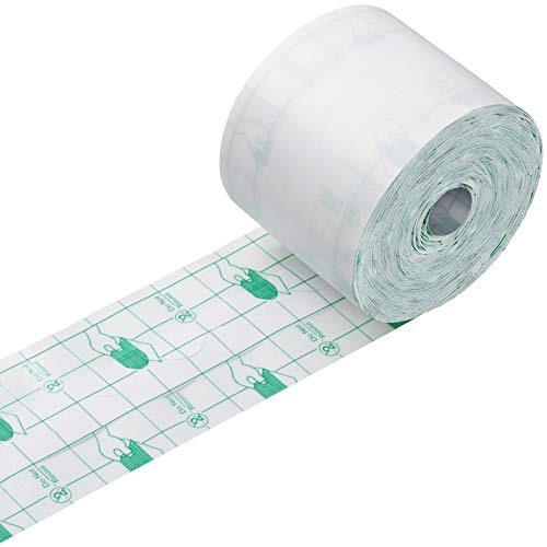 Waterproof Adhesive Bandage Transparent Stretch Adhesive Bandage Roll Clear Adhesive Bandages Dressing Roll (2 Inches x 10.94 Yards)