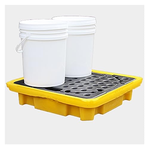 Plate-forme de déversement modulaire en plastique avec bac de confinement