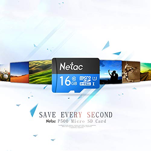 Cartão Memória Micro SD 16GB 80MB/s Netac c Adap