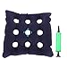 TMISHION Sitzkissen Aufblasbaresporöse Kissen Anti Hämorrhoiden Gesäß Massage Rollstuhl Pad für langes Sitzen Rollstühle verhindern Wundliegen und Dekubitus, Blau