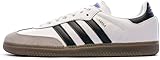 adidas Samba Og, Men's Gymnastics Shoes, White (Ftwr White/Core Black/Clear Granite Ftwr White/Core Black/Clear Granite), 8 UK (42 EU) - 1