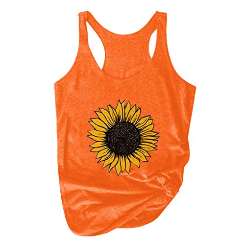 Eduavar Tunic Tops for Leggings for Women Women Oversize Scoop Neck Tank Tops Causal Sleeveless Knit Shirts Tunic Camis Loose Fashion Summer Sweater Vest Blouses