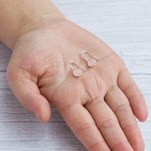 Rose Quartz Drop Earrings