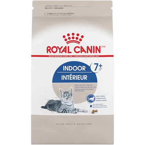 Royal Canin Feline Health Nutrition Indoor 7+ Mature Dry Cat Food, 5.5 lb Bag