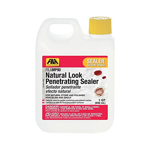 FILA Surface Care Solutions FILA MP90 Sealer Ideal for Granite, Quartz Countertop, Polished