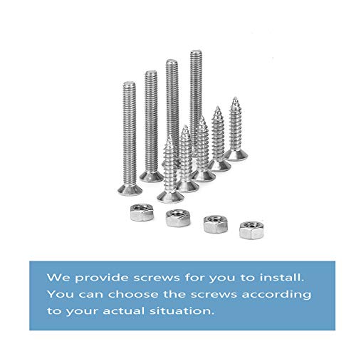 Marine Vhf Antenna Mounts, Adjustable Base Vhf Antenna Mount For Boat, 316 Stainless Steel, Heavy Duty, Include Installation Accessories Screws #TOP6
