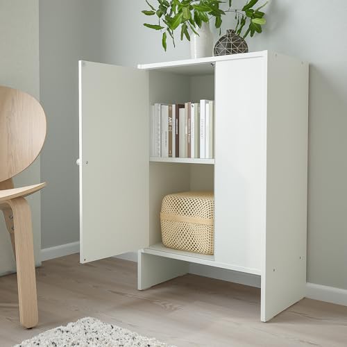 Armoire BAGGEBO blanche 50x30x80 cm pour ranger les petits espaces