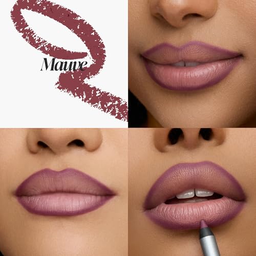 Wonderskin Lipliner Pencil - 360 Contour Lipliner, Long Lasting, Sharpenable Lip Pencil, Waterproof and Transfer-Proof Nude Lip Liner (Mauve) - Image 3