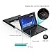 MT-VIKI 16 Port VGA KVM Console, 1U Rack Mount KVM Console w/15.6'' LCD Monitor, 1080P All-in-ONE LCD KVM Console Integrated Touchpad+Keyboard+Drawer+16 KVM Cables