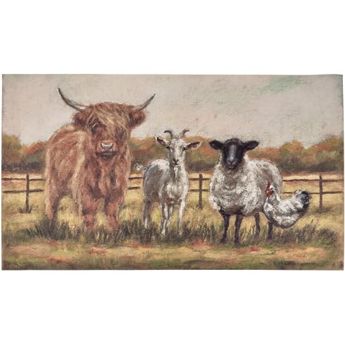 Primitives-by-Kathy-Fall-Farm-Family-Rug Primitives by Kathy Fall Farm Family Rug