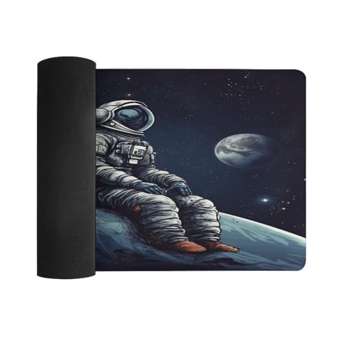 Astronaut Space Desk Pad Large Square de Caucho miniatura 3