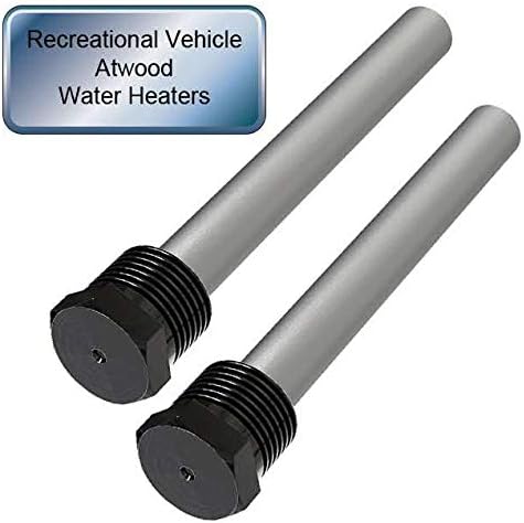 Eleventree 2 Pack 1/2" inch threads Atwood heaters Magnesium Anode Rod For RV, Camper and Trailer Water Heaters-Extends the life of your water heater by preventing corrosion| fits Atwood water heaters