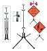 Dicke Safety Products TF18-RG/RU Twin Flex Sign Stands, Both Rigid and Roll-Up Brackets