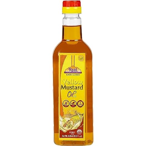 Rani Yellow Mustard Oil (Kachi Ghani) 16.9 Ounce Cover