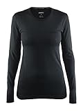 Lockere Passform Craft Damen Unterwäsche Active Comfort RN LS W, black, XS, 1903714-B999-3