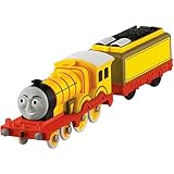 Descriptif produit: Assortiment de 2 véhicules motorisés Thomas et ses amis. Chaque pack comprend une locomotive et un wagon motorisés, à roue libre, d'un des personnages. Les véhicules sont compatibles avec la gamme de piste TrackMaster. On peut pousser les véhicules sur la piste ou les faire rouler tous seuls grâce à la motorisation. On retrouve James, Whiff, Bert, Molly, Spencer, Gordon, Edouard, Henry, Philéas.