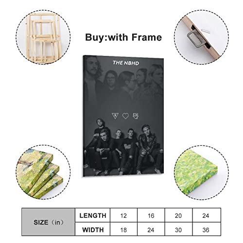 Affiche The Neighbourhood Grey toile anti-reflet pour mur bureau - 2