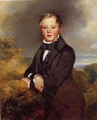 Cuadro Ludwig Graf von Langestein de Xaver Winterhalter impreso en lienzo para dormitorio 60x90cm