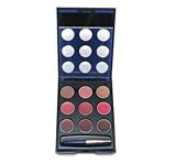 Estee Lauder Pure Color Crystal Lipstick 9-color Palette, Crystal Baby #301 Beige #112 Tiger Eye #186 Crystal Pink #303 Rubellite #188 Raspberry Pop Hot Kiss #148 Black Wine #103 Plum Fizz #330