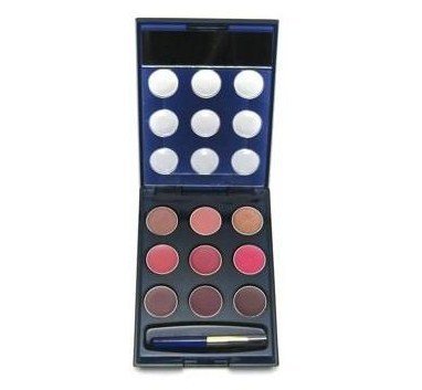 Estee Lauder Pure Color Crystal Lipstick 9-color Palette, Crystal Baby #301 Beige #112 Tiger Eye #186 Crystal Pink #303 Rubellite #188 Raspberry Pop Hot Kiss #148 Black Wine #103 Plum Fizz #330