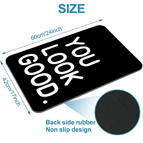 YISUMEI Bathroom Mat, Non-Slip Super Absorption Bath Carpet with Rubber Backing - Image 2