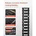 VEVOR E Track Tie Down Rail Kit, 5' Steel Rails, 4 Pack, Secure Cargo & Heavy Loads Up to 2000 lbs, Heavy Duty Etrack Rails with Screws for Garages, Vans, Trailers, Motorcycle Tie Downs, ATV Mountings