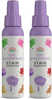Lil’ Whoopsies Stain Remover – Baby & Family Laundry Essential – Removes Food, Formula, Grease, Coffee from Clothing, Fabric, Bedding, and More (2, 4 oz)