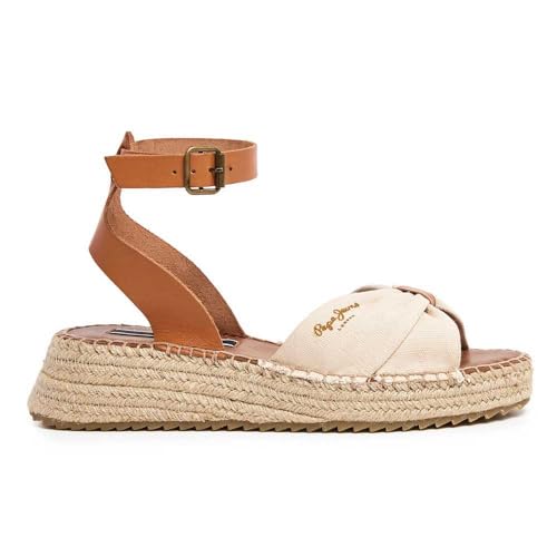 Sandales en cuir Kate One Pepe Jeans : l'élégance minimaliste d'un design en cuir véritable
