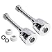 Pinsheng 2 Piezas Aireador De Grifo De Agua de 360 Grados, 2 modos Universal Difusor de Filtro de Grifo Giratorio Antisalpicaduras, Grifo Dispositivo de Extensión De Ahorro De Agua para Cocina, Baño