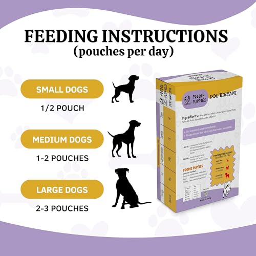 Image of Foodie Puppies Chicken Liver Biryani for Dogs & Puppies - 300gm (Pack of 2) | Delicious Wet Meal for Overall Health | Made with Rice, Vegetables, Chicken & Liver | Easily Digestible | All Breeds Size