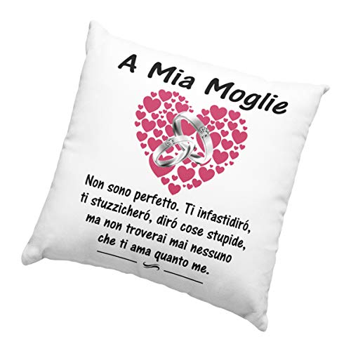 Candela In Legno Per Moglie - Regalo Compleanno, Anniversario, San Valentino - Con Messaggio Romantico - Foto 3