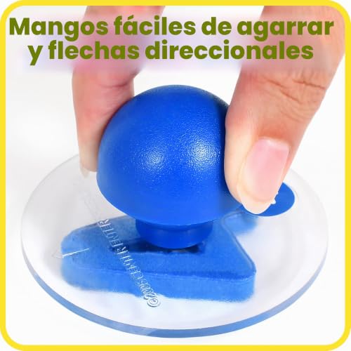 Sellos gigantes de números READY 2 LEARN para niños con espuma fácil de sostener 3