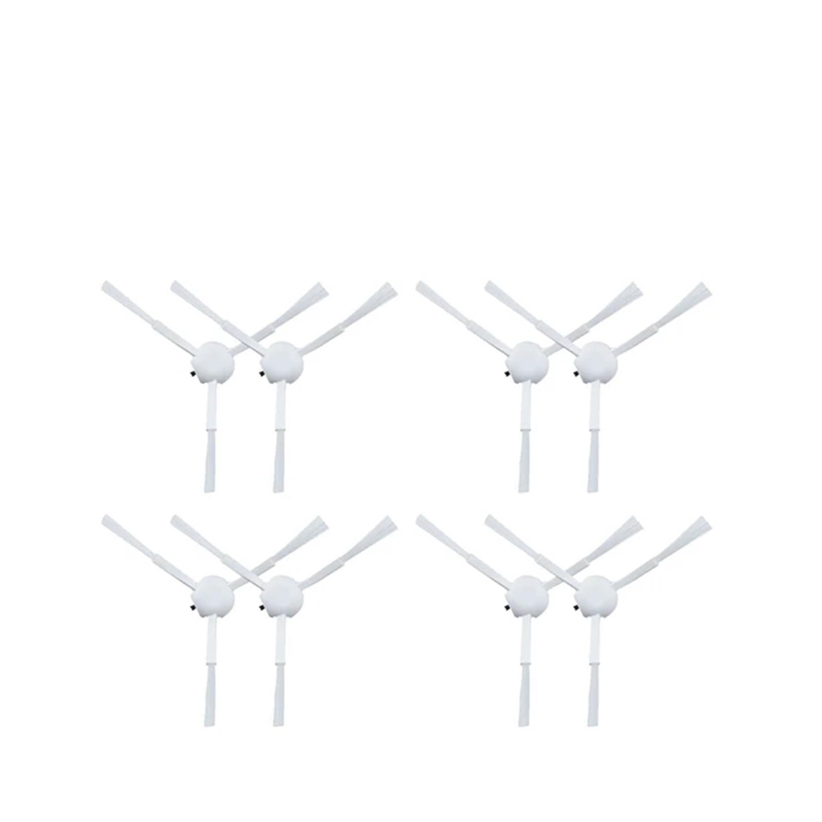 Cepillo lateral para robot aspirador Xiaomi X10 y X10+ repuestos de limpieza profunda pack de 8 unidades