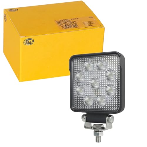 HELLA Valuefit S1500 LED Arbeitsscheinwerfer 12V - 24V 1500 Lumen 15W Nahfeldausleuchtung Wasserdicht IP67 Offroad LED Scheinwerfer für Traktor Auto LKW SUV UTV ATV - 1GA 357 103-012