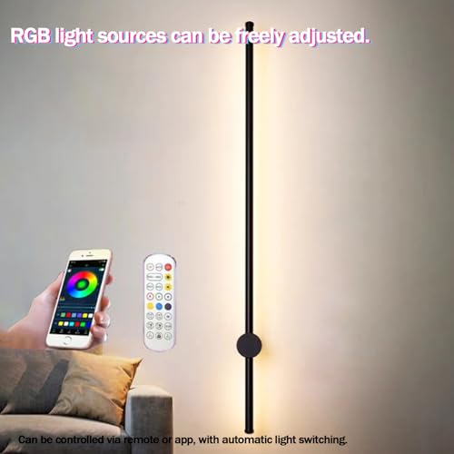 Lámpara de Pared USB Recargable con control por APP y luces LED RGB regulables 4